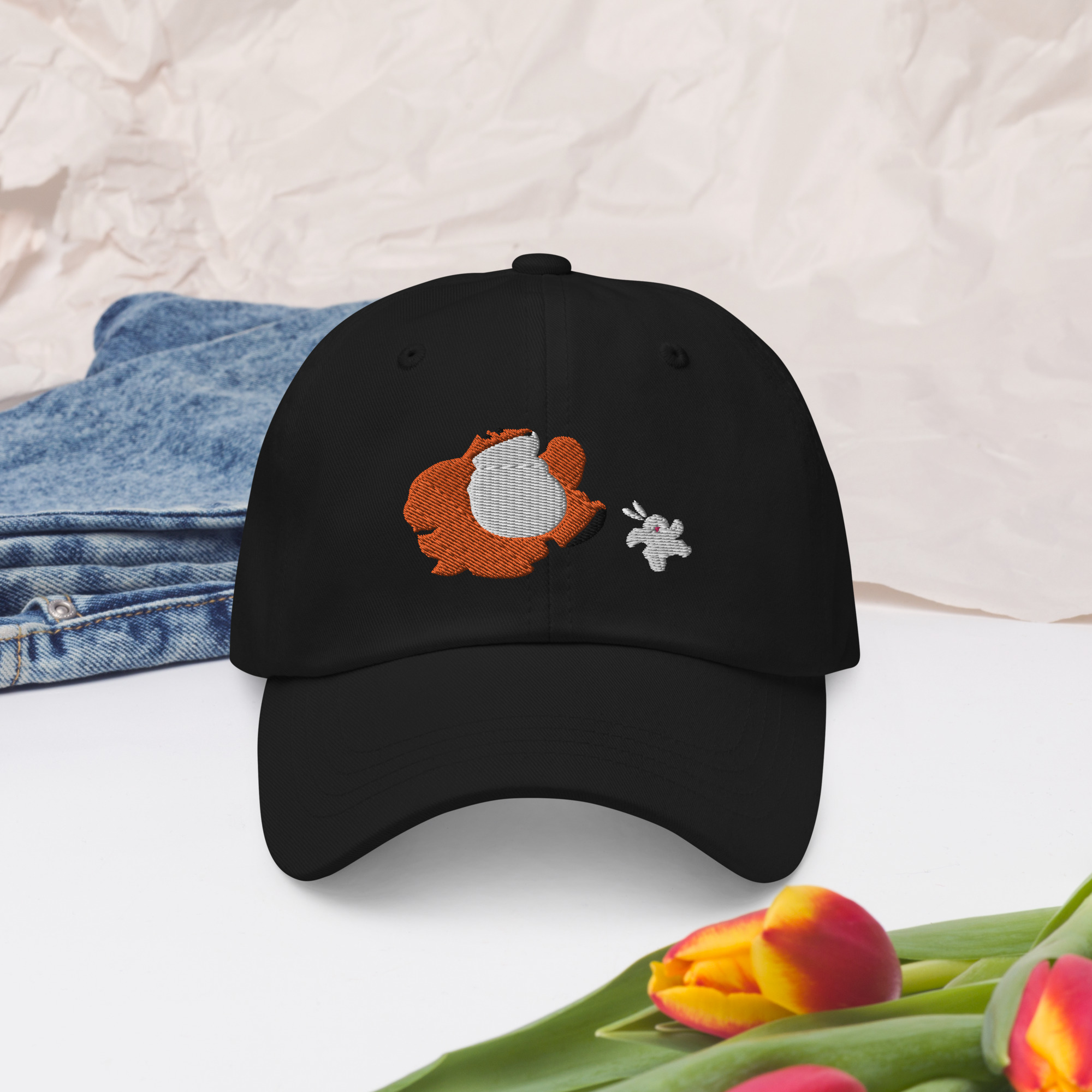 "Tiny Kitsune & Buni" Dad hat - Image 2