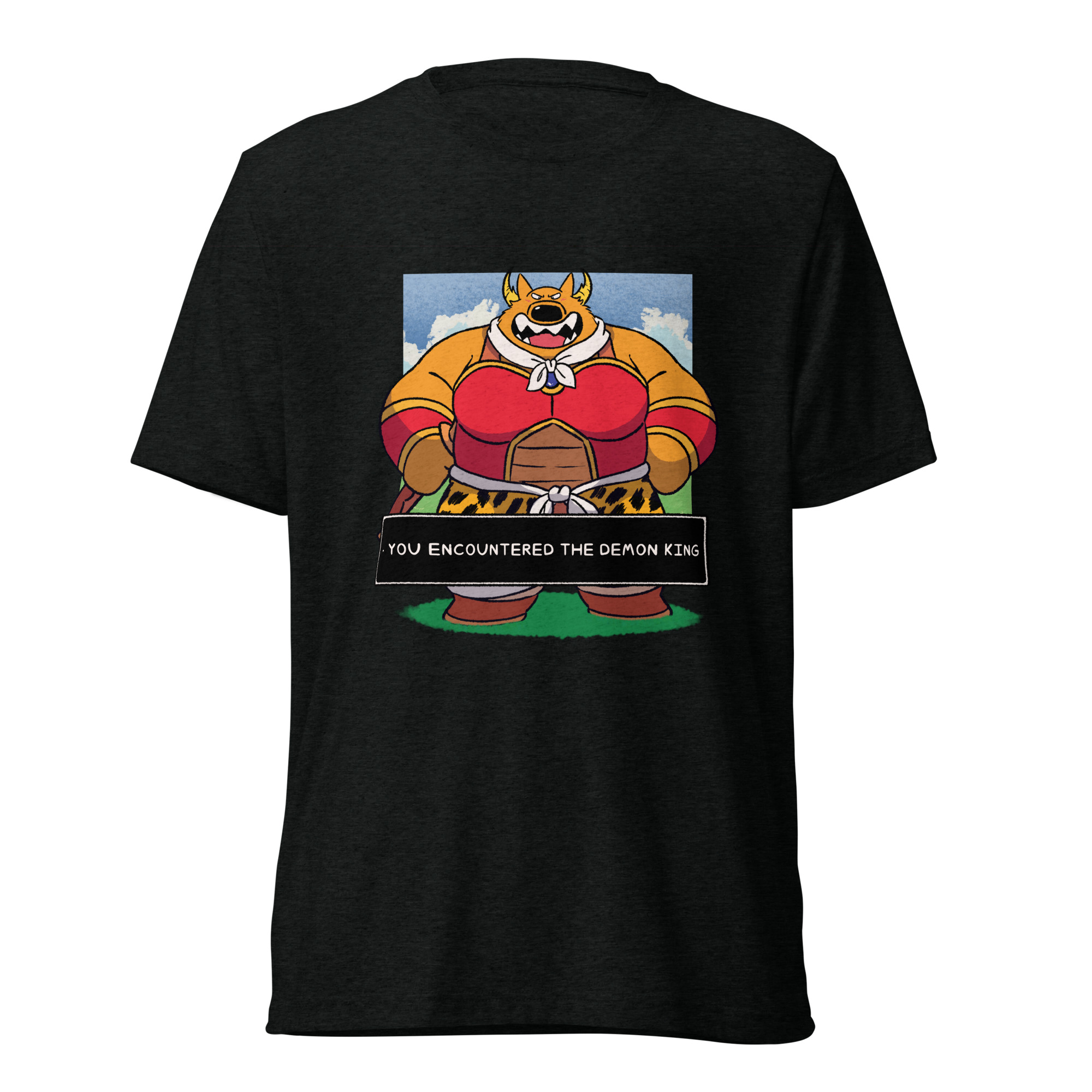 "You Encountered the Demon King" Short sleeve t-shirt