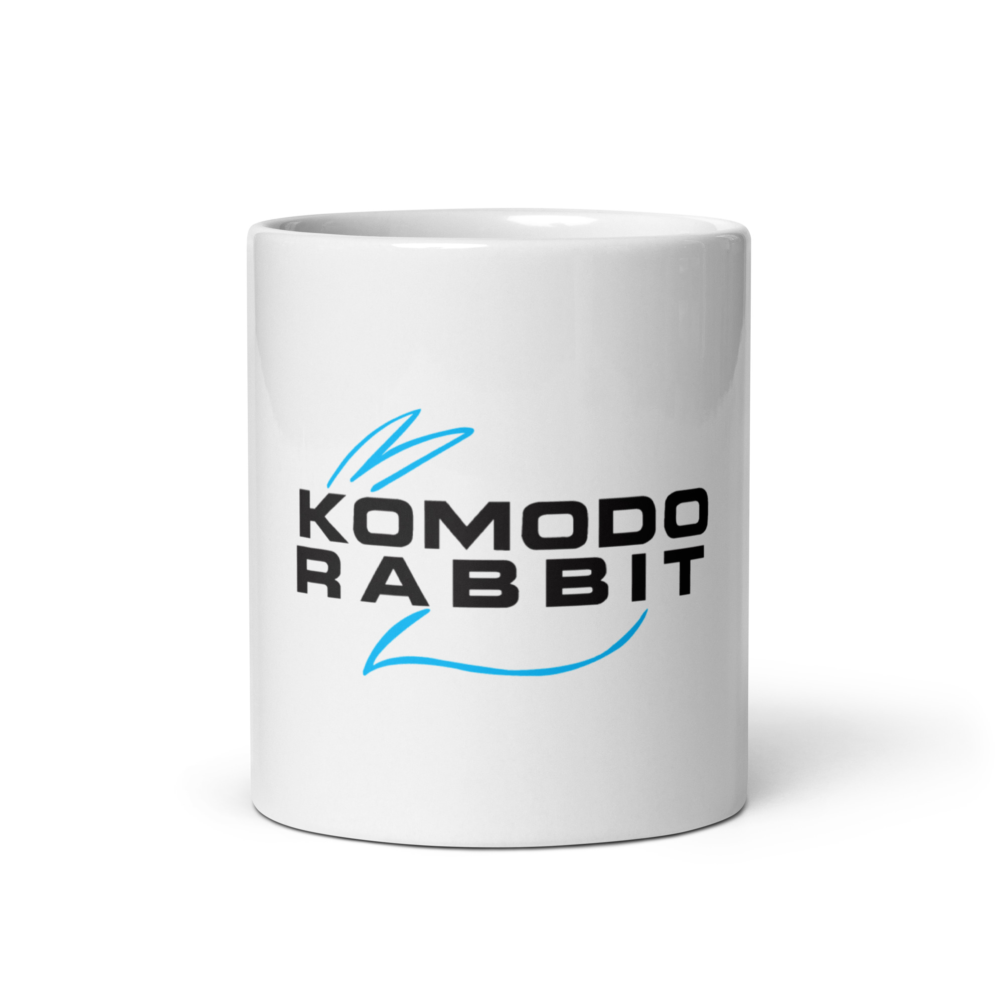 "KomodoRabbit Logo" White glossy mug - Image 4