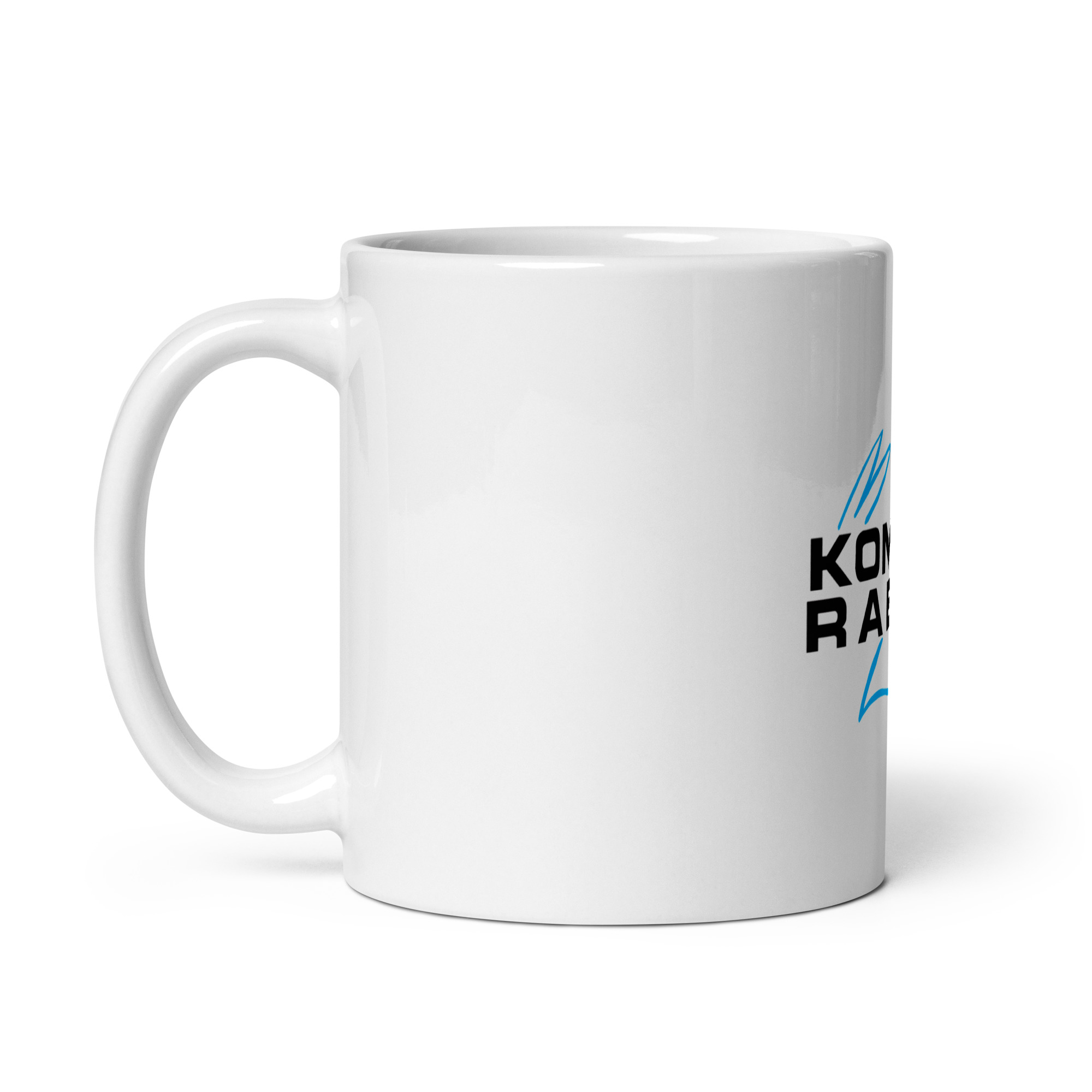 "KomodoRabbit Logo" White glossy mug - Image 3